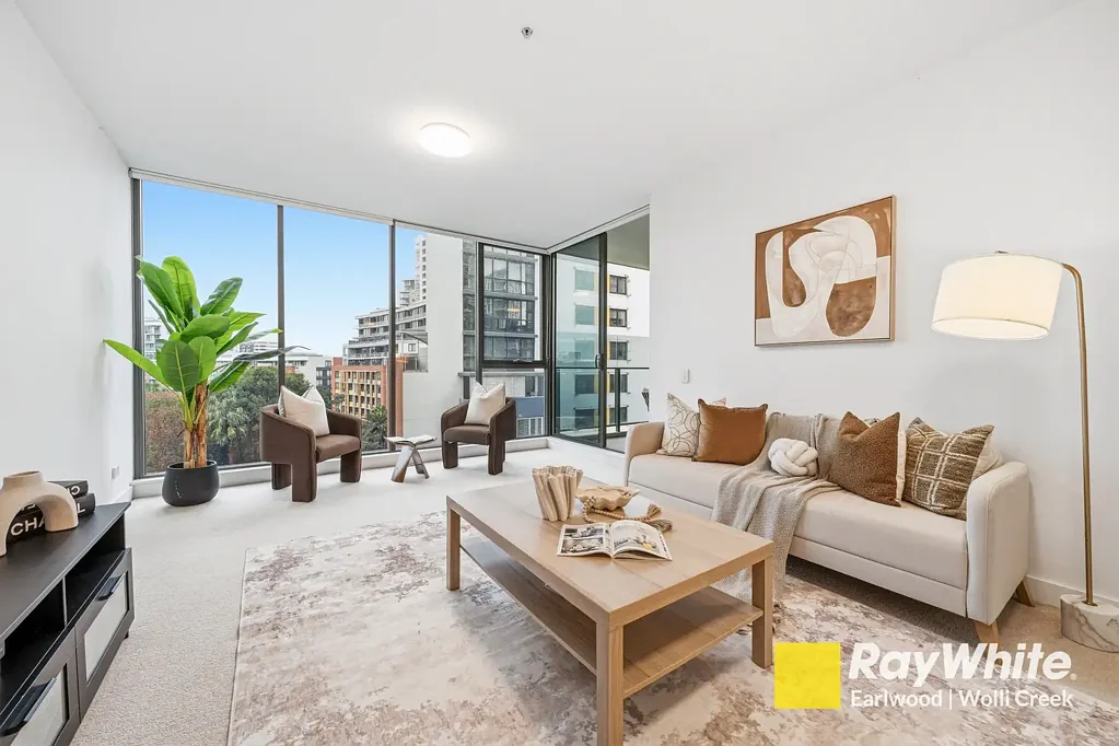 Wolli Creek 2Habitaciones Modern & Spacious Two-Bedroom Apartment with Park and Water Views