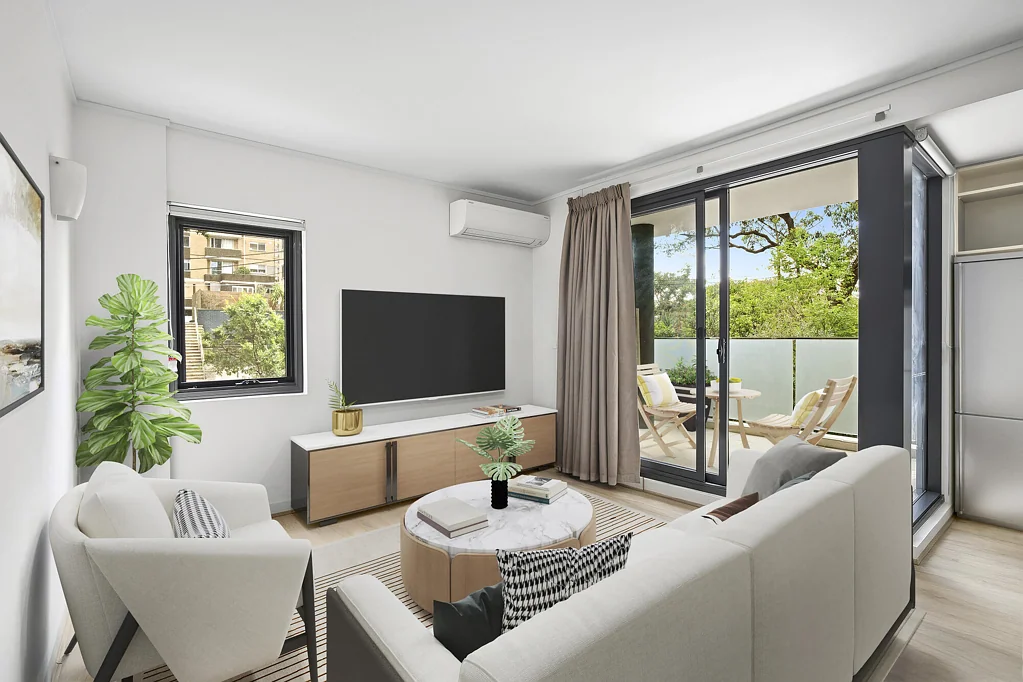Kensington 2 Bedroom Contemporary Parkside Living With Sunlit Interiors & Private Balcony
