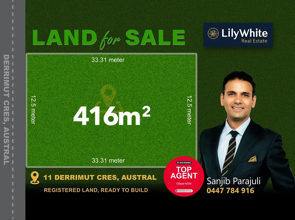 Austral Registered Premium Land | Ready to build