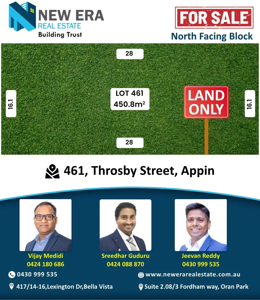 LOT LOT 461 THROSBY STREET, Appin, NSW 2560