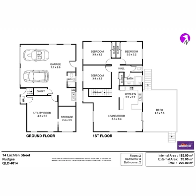 14 Lachlan Street, Nudgee, QLD 4014, 3 Bedrooms, 2 Bathrooms, House