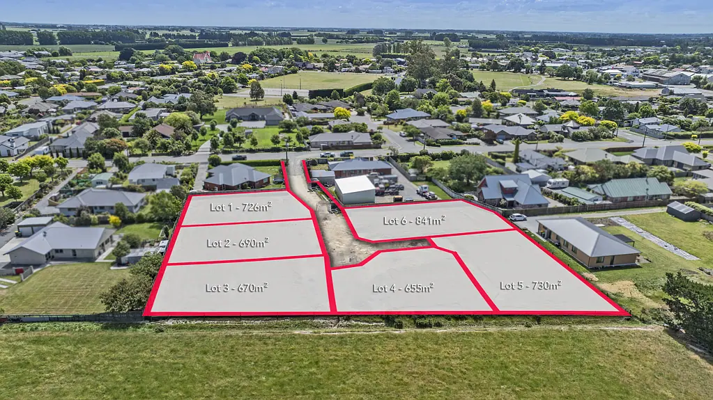 Leeston Sections from $260000 in Boutique subdivision.