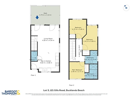 Lot 3, 121 Gills Road, Bucklands Beach, Manukau City, Auckland, 3房, 2浴, 城市屋
