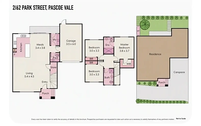 Unit 2/62 Park Street, Pascoe Vale, VIC 3044, 3 slaapkamers, 2 badkamers, Townhouse