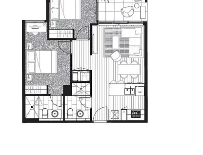805B/56-58 Myrtle Street, Ivanhoe, North Melbourne, 2部屋, 2バスルーム, Apartment