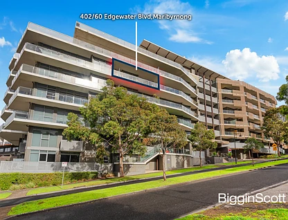 402/60 Edgewater Boulevard, Maribyrnong, North West Melbourne, 2 habitaciones, 2 baños, Apartment