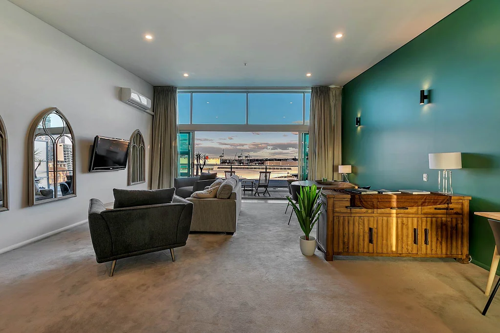 Auckland Central 1Zimmer Penthouse living at Princes Wharf