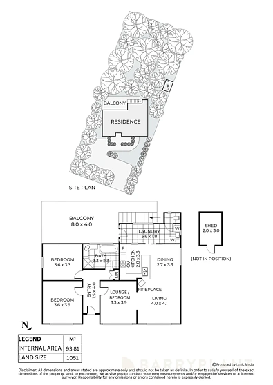 फ्लोर प्लान - 8 Sloans Road, Warrandyte, VIC 3113