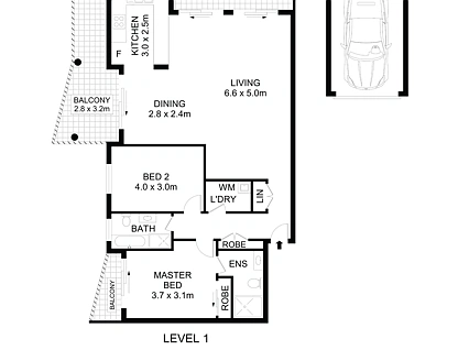 56/9-15 Lloyds Avenue, Carlingford, Parramatta (Northwest suburbs), 2 कमरे, 2 बाथरूम, Apartment