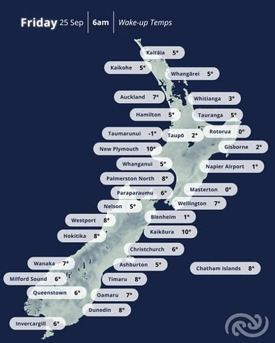 MetService warns of snow, gales and travel disruption as 'very active' front sweeps New Zealand on Sunday