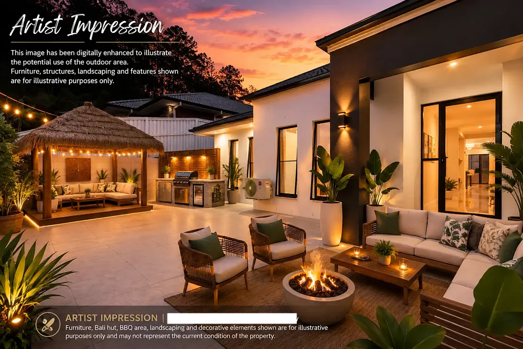 Maudsland 5房  Luxury Single-Level Living with Exceptional Space to Entertaine