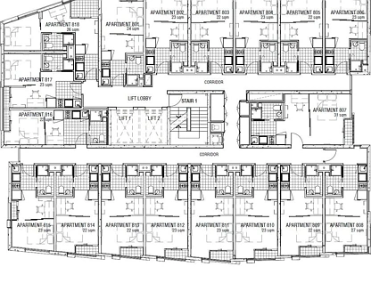 808/131 Pelham Street, Carlton, Melbourne CBD, 1 कमरे, 1 बाथरूम, Apartment