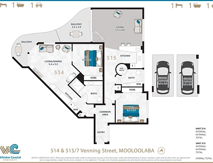 514/7 Venning Street, Mooloolaba, Sunshine Coast, 1 Bedrooms, 1 Bathrooms, Unit