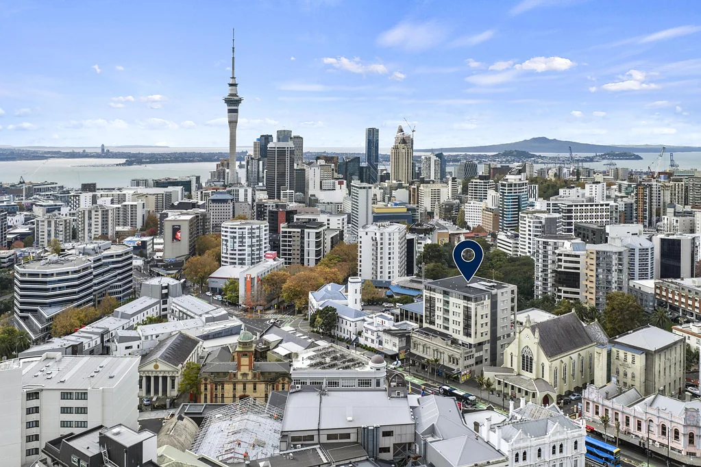 Auckland Central 29 freehold carparks + leased managers unit