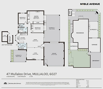 47 Mullaloo Drive, Mullaloo, WA 6027, 3 slaapkamers, 1 badkamers, House