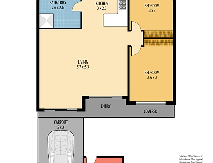 4/30 Silvyn Street, Redcliffe, Brisbane - Northern Region , 2 phòng ngủ, 1 phòng tắm, Unit