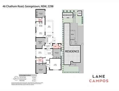 46 Chatham Road, Georgetown, Newcastle, 4 Bedrooms, 2 Bathrooms, House