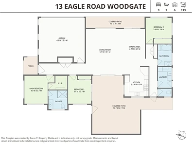 13 Eagle Road, Woodgate, QLD 4660, 3 slaapkamers, 2 badkamers, House