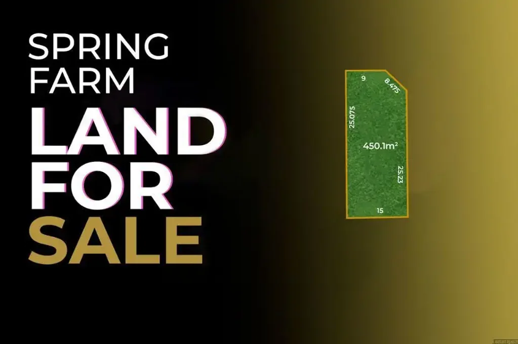 Spring Farm Exclusive Land Opportunity in Spring Farm - Registration anticipated Q4 2027