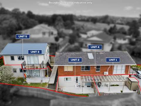Mount Roskill 12房  Buy One, Some, or All - 5 Premium Units Available!