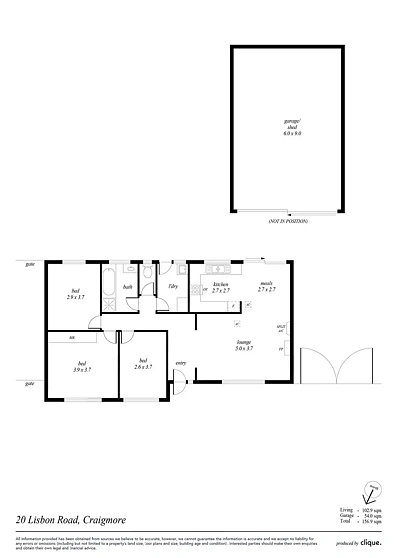 户型图 - 20 Lisbon Road, Craigmore, SA 5114