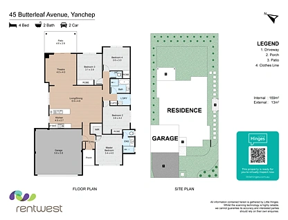 45 Butterleaf Avenue, Yanchep, Wanneroo, 4 침실, 2 욕실, House