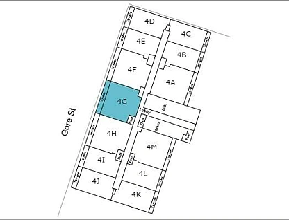 4G/16 Gore Street, Auckland Central, Auckland City, 1 chambres, 1 salles de bain, Apartment