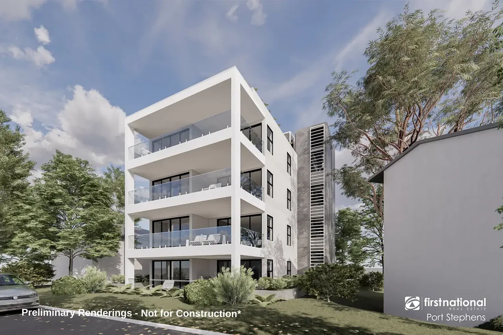 Nelson Bay  Extremely Rare Opportunity – DA Approved for 4 Luxury Apartments and Rooftop Terrace