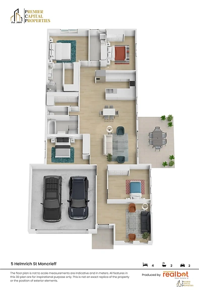 户型图 - 5 Helmrich Street, Moncrieff, ACT 2914