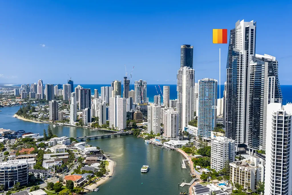 Surfers Paradise 2Habitaciones Elevated Two-Bedroom Residence with Ocean, Skyline and Hinterland Views