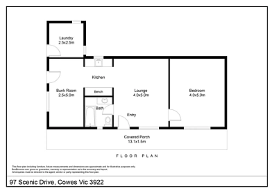 97 Scenic Drive, Cowes, VIC 3922, 1 slaapkamers, 1 badkamers, House