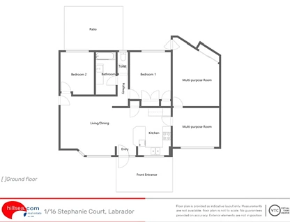 1/16 Stephanie Court, Labrador, Gold Coast, 2 chambres, 1 salles de bain, Apartment