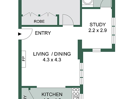 9/143 Old South Head Road, Bondi Junction, Eastern Suburbs, 1房, 1浴, Apartment
