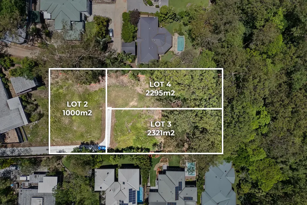 Fig Tree Pocket Three Vacant Blocks ready for your new home
