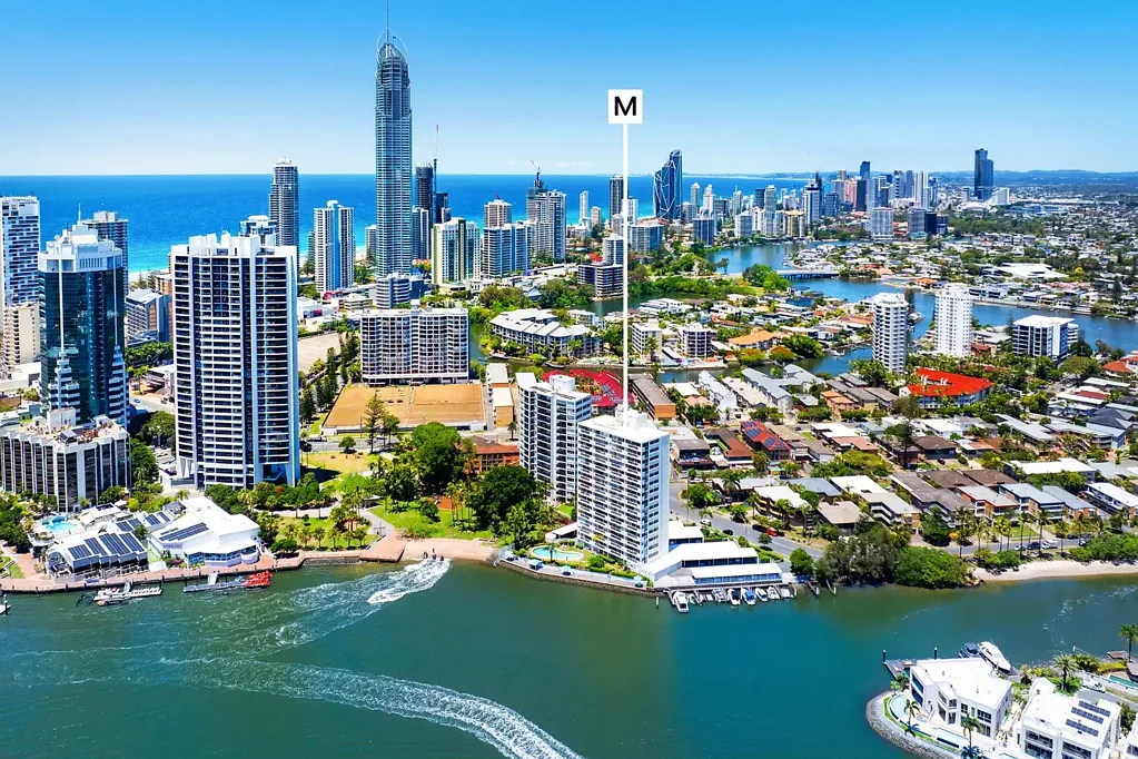 Surfers Paradise 1 Slaapkamer Waterfront | Never to be built out