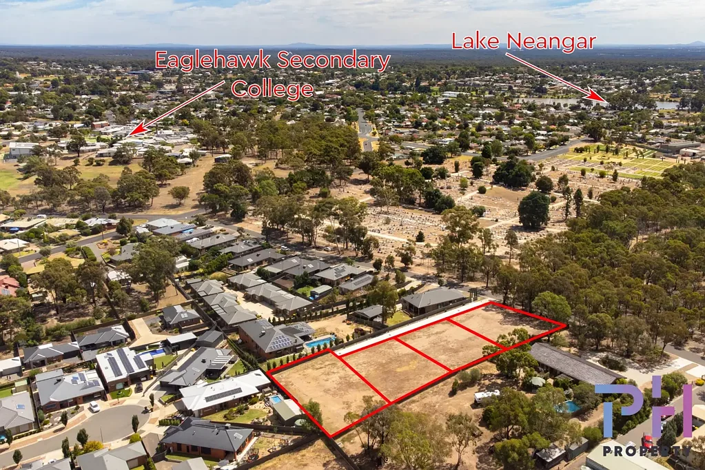 Eaglehawk SUPERB STREET FACING LOT WITH 37.5M FRONTAGE AND SIDE VEHICLE ACCESS