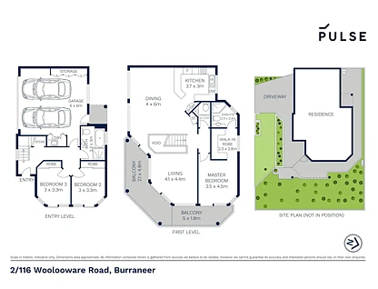 2/116 Woolooware Road, Burraneer, NSW 2230, 3 ਕਮਰੇ, 2 ਬਾਥਰੂਮ, Apartment