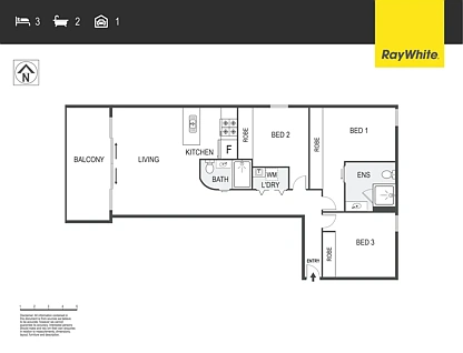 702/258 Northbourne Avenue, Dickson, Inner North, 3 Bedrooms, 2 Bathrooms, Unit