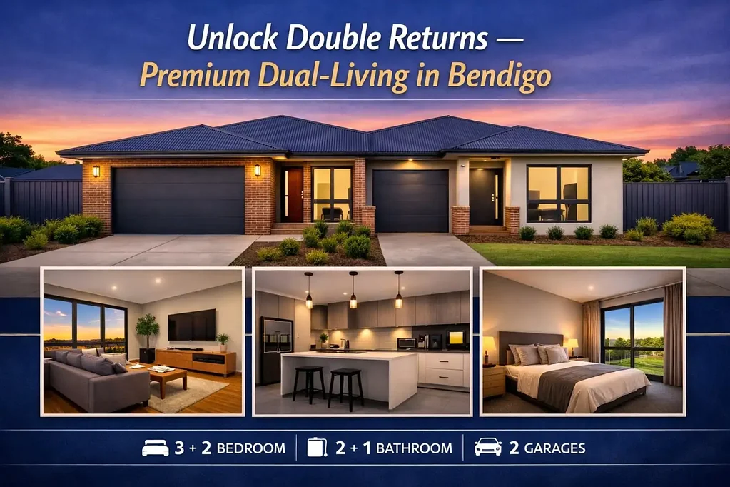 Bendigo 5ห้องนอน Unlock Double Returns — Premium Dual‑Living in Bendigo
