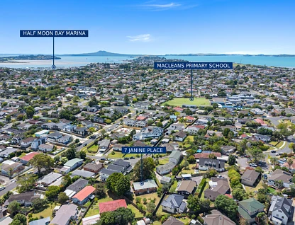 7 Janine Place, Bucklands Beach, Manukau City, Auckland, 3房, 1浴, 独立屋