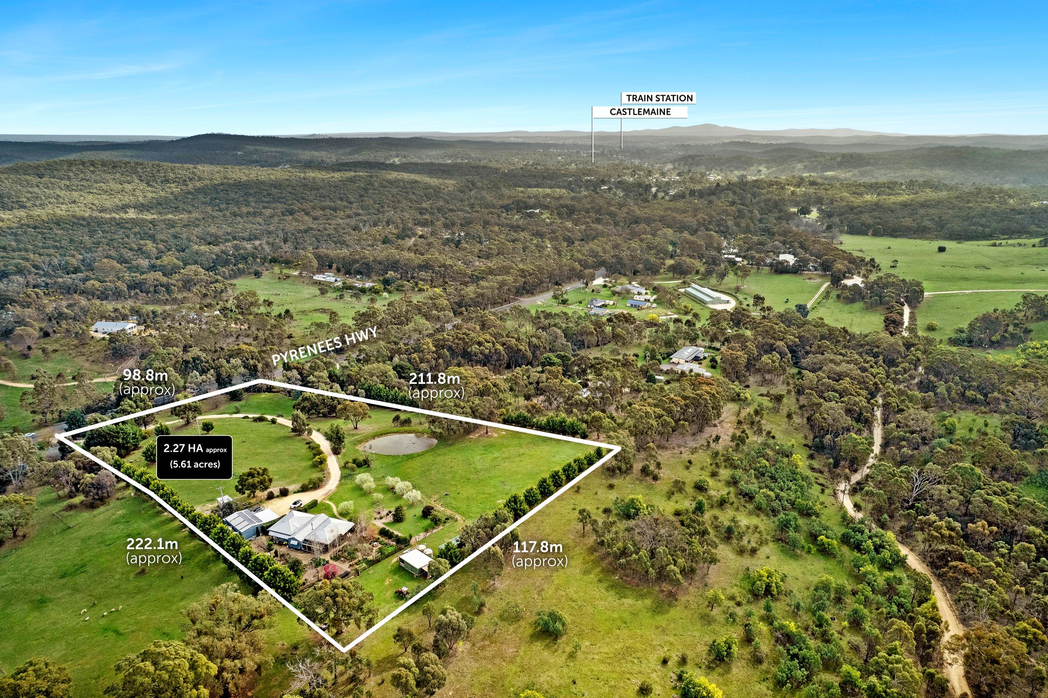 580 PYRENEES HWY, CHEWTON VIC 3451, 0房, 0浴, House