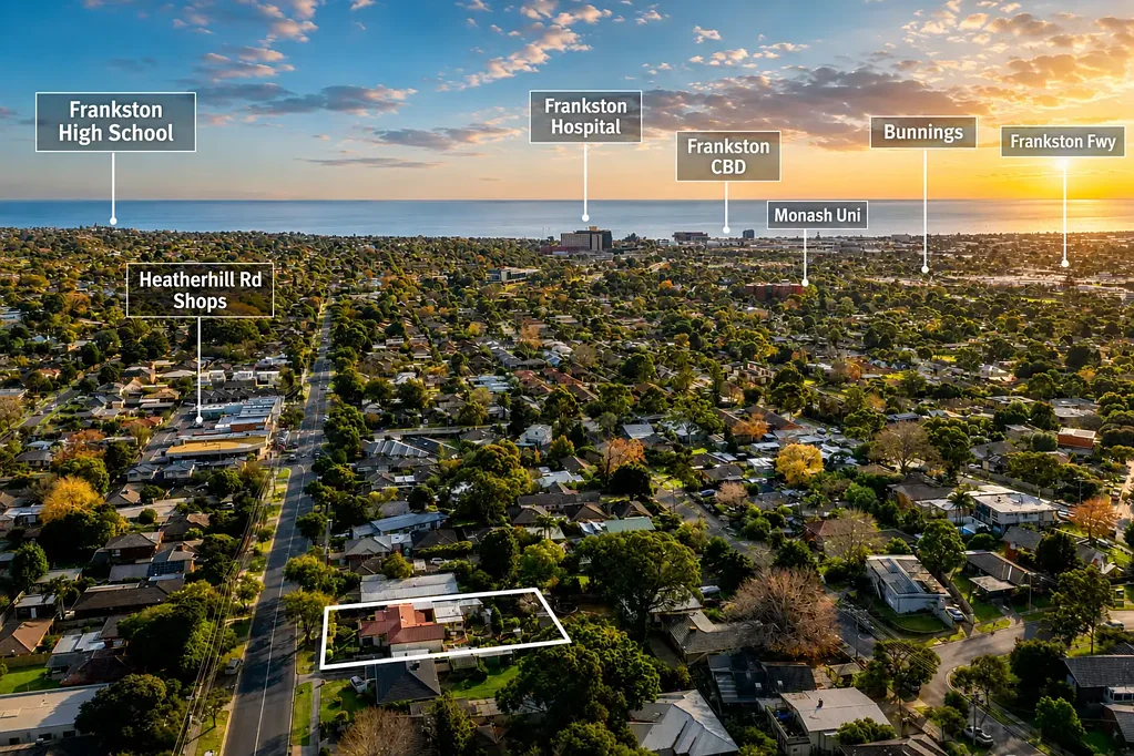 Frankston 3Habitaciones LANDBANK | 923M2 IN THE FRANKSTON HIGH SCHOOL ZONE