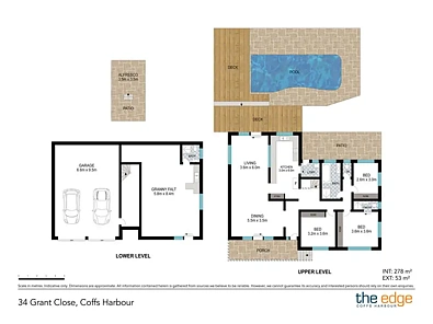 34 Grant Close, Coffs Harbour, NSW 2450, 4房, 3浴, House
