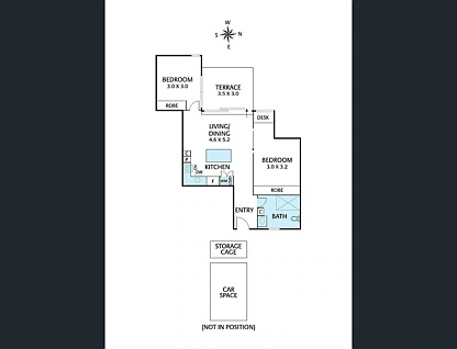 706/27 Wilson Avenue, Brunswick, North Melbourne, 2 Schlafzimmer, 1 Badezimmer, Apartment