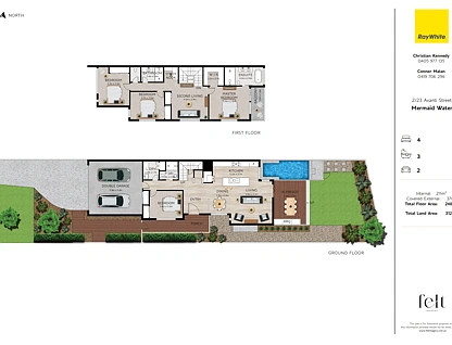 2/23 Avanti Street, Mermaid Waters, Gold Coast, 4 कमरे, 3 बाथरूम, Apartment