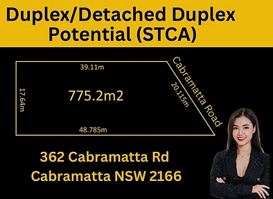 Cabramatta 3Zimmer Rare 775sqm Rectangular Block - Duplex - Detached Duplex Potential (STCA)