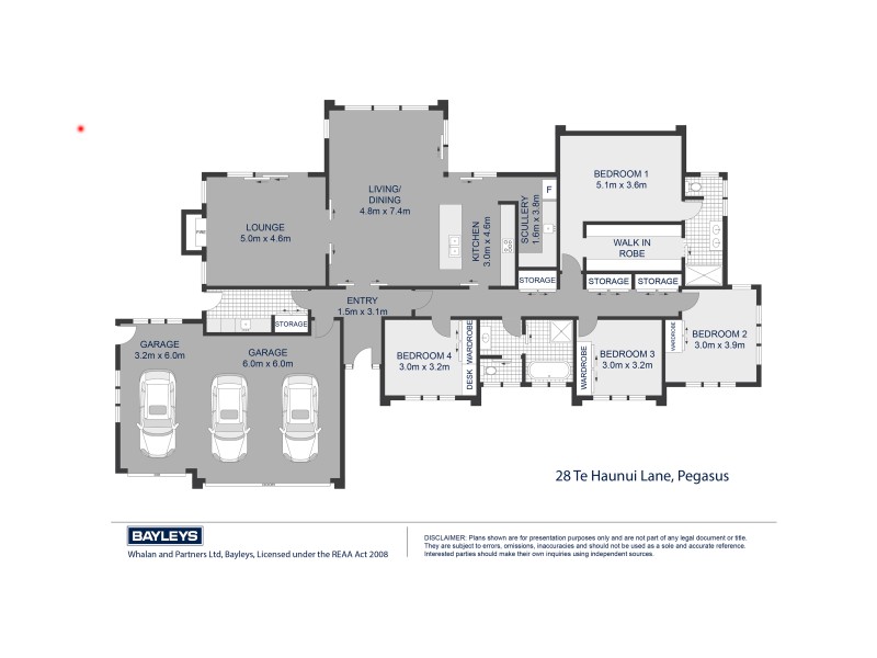 28 Te Haunui Lane, Pegasus, Waimakariri, 4 રૂમ, 0 બાથરૂમ