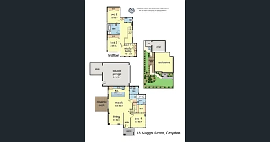 Plano ng Bahay - 18 Maggs Street, Croydon, VIC 3136