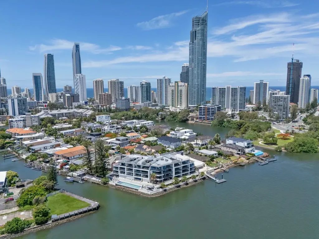 Surfers Paradise 2침실 Skyline Views. Riverfront Living. Boutique Paradise Island Address. -  ‘Sentosa Waters’