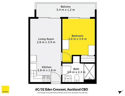 6c/32 Eden Crescent, Auckland Central, Auckland City, 1 Bedrooms, 1 Bathrooms, Apartment